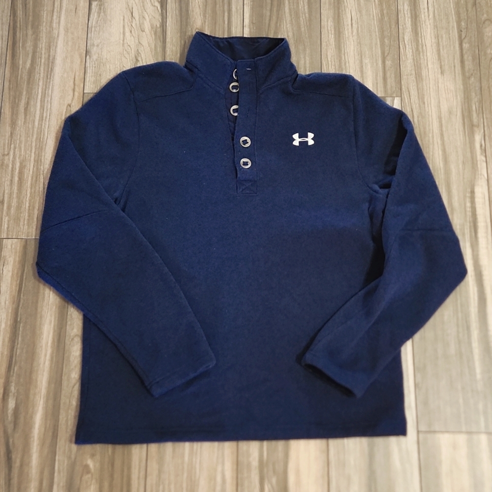 Under Armour Navy Blue Pullover Sweatshirt